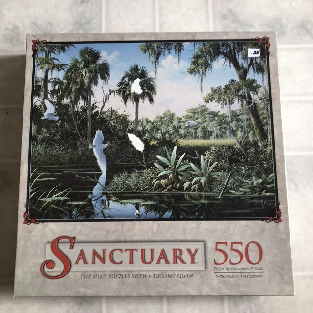 SANCTUARY 'Summer Games' 550 pc Silky Puzzle Ben Essenburg Vintage